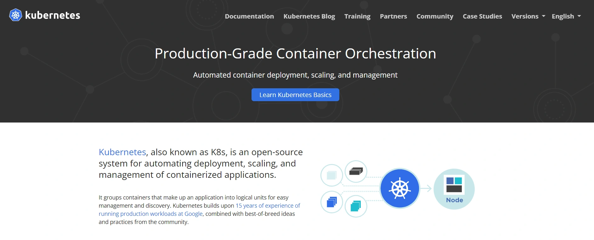 Kubernetes Homepage