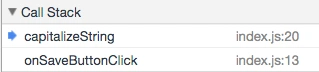 Call stack Google Chrome