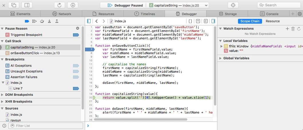 preferences-dialogue-debugging-safari