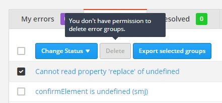 If plan permissions are turned off, you will see this message