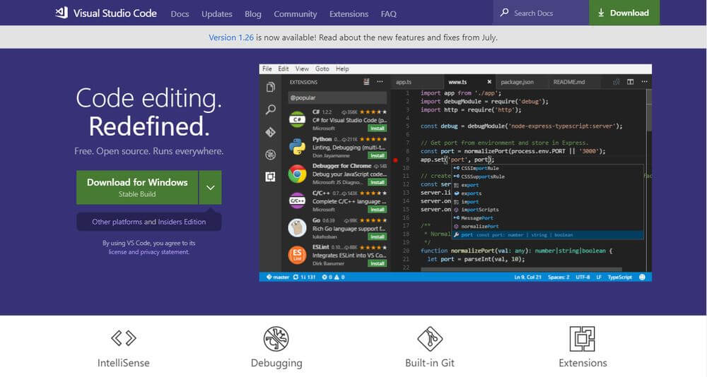 Visual Studio Code es una herramienta de depuración de Java