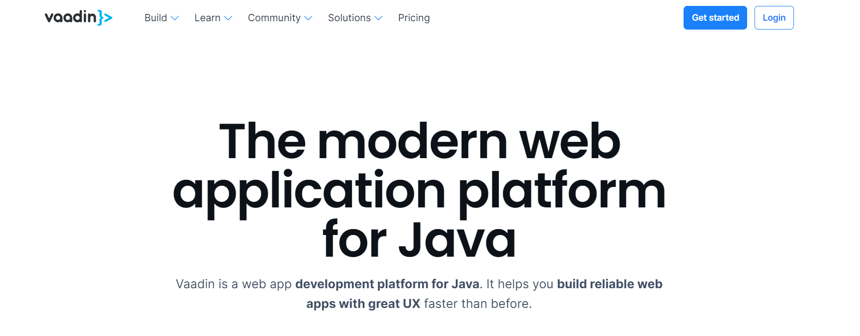 Popular Java Framework Vaadin