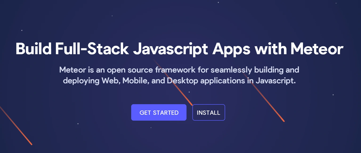 Popular JavaScript framework: Meteor