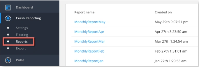 Raygun&rsquo;s Reports feature