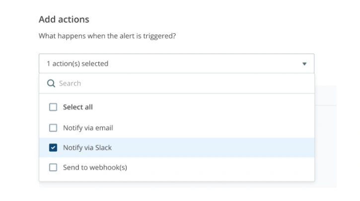 Notify via Slack