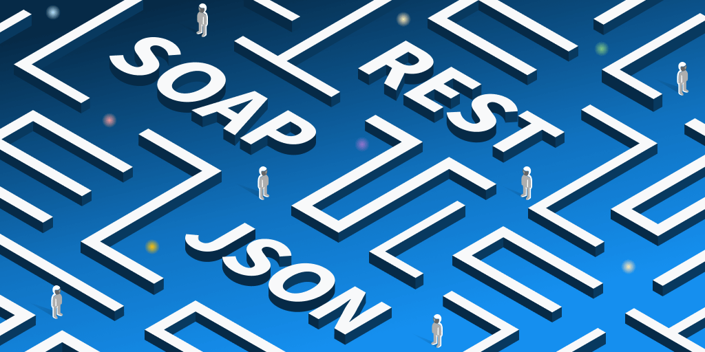 SOAP vs REST vs JSON - a 2021 comparison featured image.