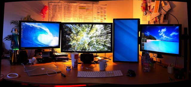 Developer desk setup