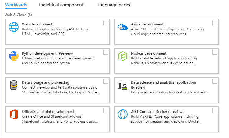 microsoft visual studio 2017 rc