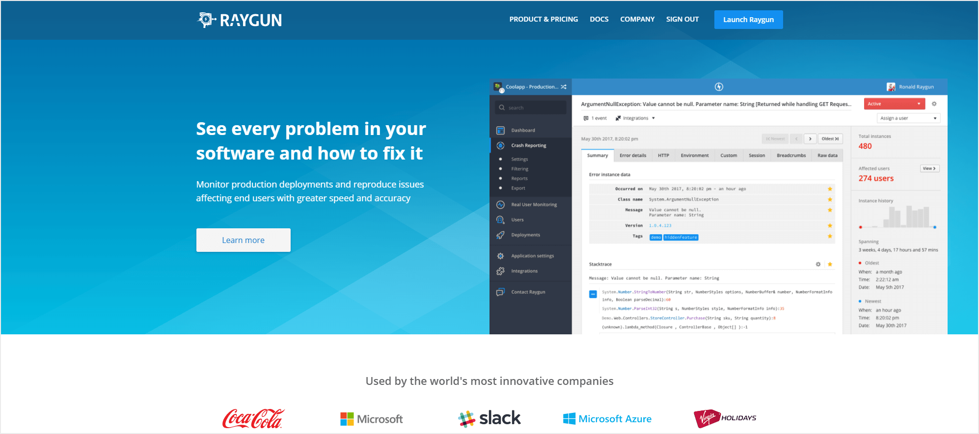 Screenshot showing the homepage without layout problems Without any media queries to change the styles, the desktop version looks fine