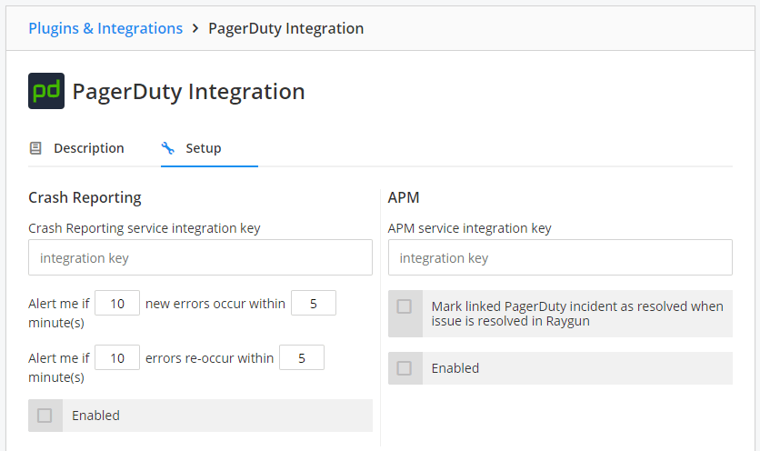 PagerDuty set up